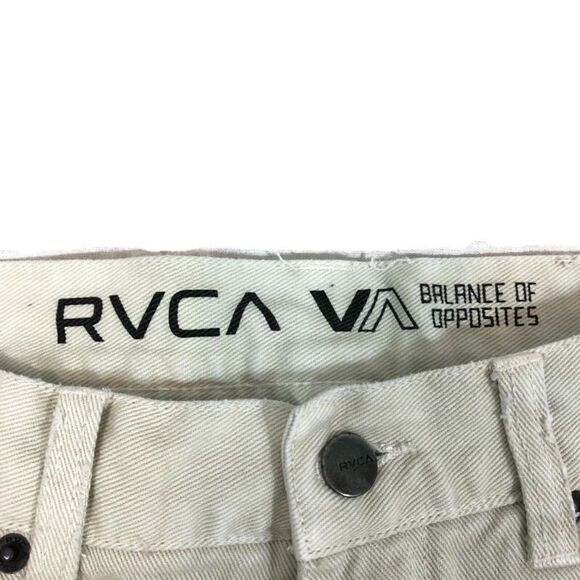 RVCA Distressed Jean Shorts size 27 - Picture 2 of 6